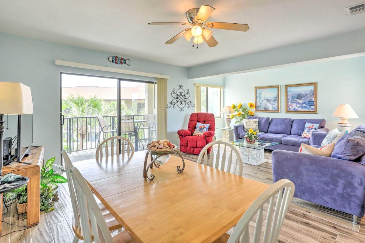 Beachside St Augustine Resort Condo, 6 Mi To Dtwn! Coquina Gables Kültér fotó